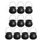 10pcs Halloween Cauldron Witch Skull Multi Purposed Candy Holder Planter Pot Party Decorations