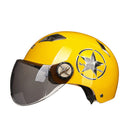 Motorcycle Scooter Half Face Helmet UV Protection 7 Colors