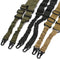 Two Point Sling Nylon Adjustable Hunting Waist Belt Strap With Buckle Hook