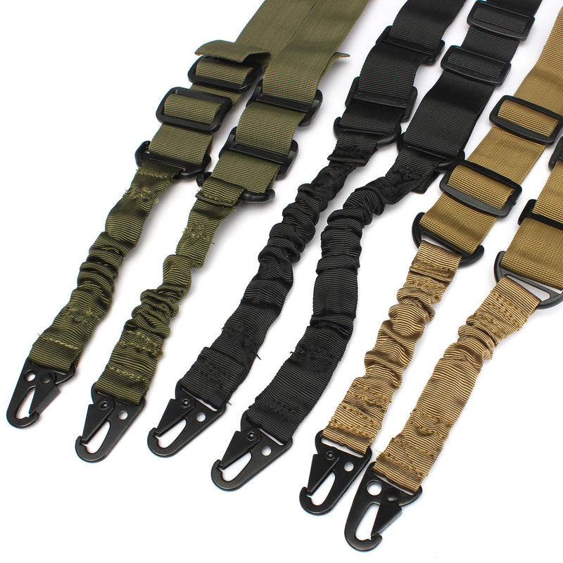 Two Point Sling Nylon Adjustable Hunting Waist Belt Strap With Buckle Hook