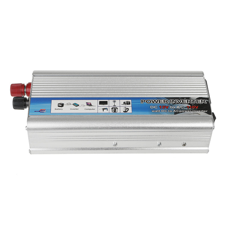 300W-1500W Power Inverter DC12V To AC110V Car Converter Modified Sine Wave USB Car Inverter