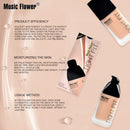 Genuine Music Flower 6 Colors Light Foundation BB Cream Long-lasting Moisturizer Refreshing Cheek Concealer Silky Waterproof Make up Base