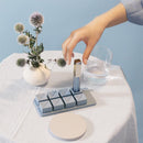 Chocolate Lipstick Storage Box Simple 8 Grid Desktop Jewelry Box Make up Storage Box Cosmetic Bag