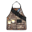Outdoor BBQ Barbecue Cooking Waterproof Aprons With Beer Can Opener Belt Camping Picnic