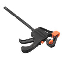 HILDA 4 Inch Wood Working Bar Clamp F Clamp Hand Tool Quick Ratchet Release Speed Squeeze for DIY