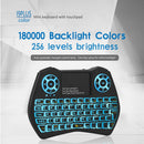 I9 Plus Mini 2.4GHz Keyboard Colorful Backlight Fly Air Mouse Wireless Keyboard With Touchpad Remote Control Work For Android TV