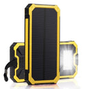 Bakeey 20000mAh DIY Large Capacity LED Light Solar Power Bank Case For iPhone X XS HUAWEI P30 Mate 30 5G Oneplus 7 Xiaomi Mi9 9Pro S10+ Note 10 5G