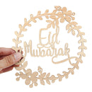 5Pcs Happy Eid Adha Mubark Hanging Garlet Festival Home Wall Door Hang Decorations