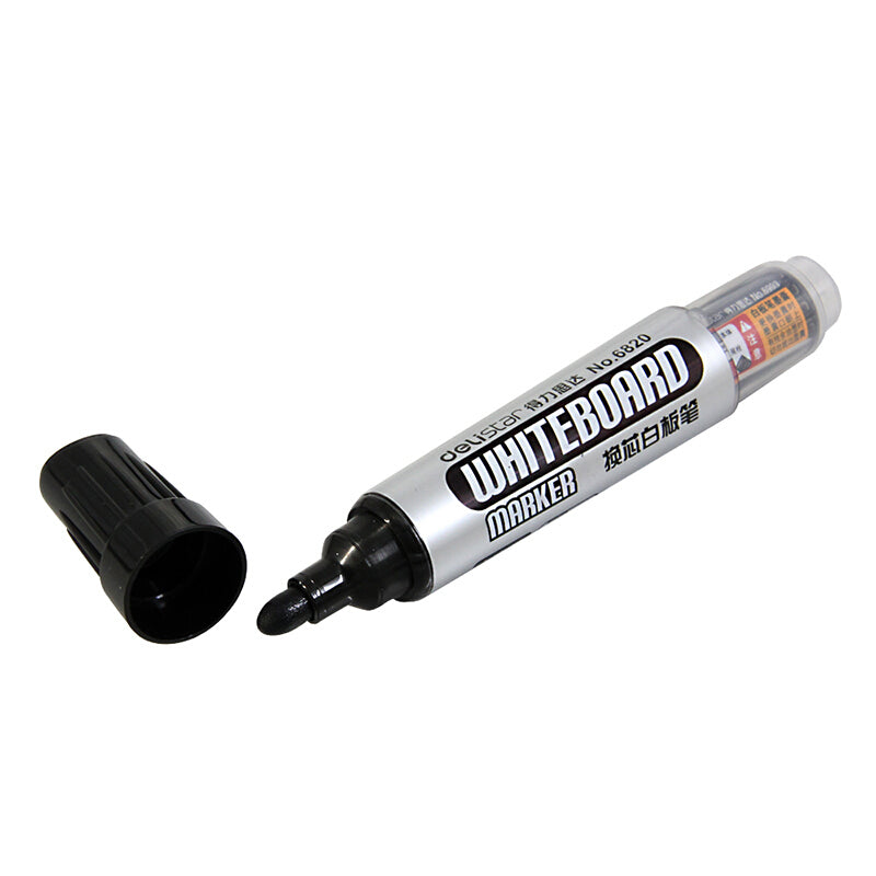 Deli 6820 10 Pcs/set Erasable Whiteboard Pen Replaceable Refills Marker Pens Dry White Board Writing Pens Office School Supplies