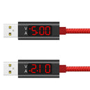 Bakeey 3A Micro USB Digital Voltage Current LED Display Fast Charging Data Cable 1.2M