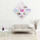 Chinese Knot 9 Image Family Photo Frame Collage Picture Wall Hanging Decor Wedding Gift