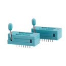2pcs IC Lock Seat Zif Socket Test Universal zif Sockets 14Pin