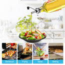 Oil Vinegar Glass Cruet Condiment Bottle Dressing Sauce Dispenser Beverage Dispenser 250/500ml