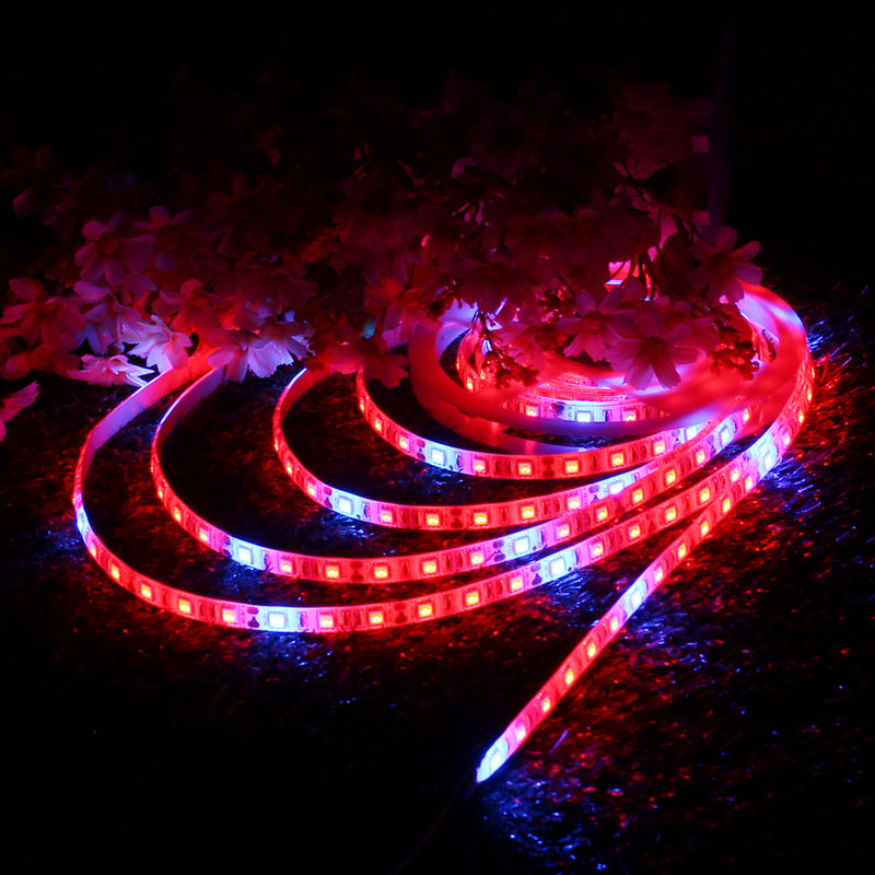 0.5M/1M/2M/3M/4M/5M Waterproof Red:Blue 5:1 SMD5050 Full Spectrum Grow Plant LED Strip Light DC12V