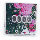 3 PCS Bathroom Mats Shower Curtain Set Prints Polyester Bathroom Curtains With12 Hooks