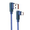 Bakeey 90 Degree 2.4A Micro USB 1M Fast Charging Data Cable for Samsung Xiaomi Huawei