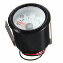 Universal Car Black Water Temp Celsius Gauge TACHO 40-120C Blue Light 2" 52mm