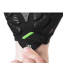 ROCKBROS S159BGR Half Finger Bike Gloves Dry Breathable Magic Cloth Wipe Sweat Cycling Bicycle Gloves
