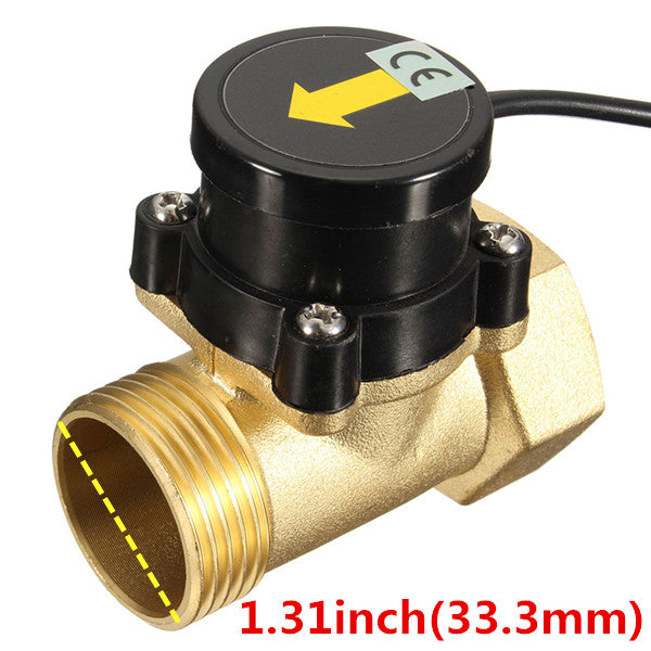 G1 -1 Copper 1.6A 1inch 32mm Water Pump Flow Switch High Temperature Switch