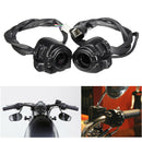 Pair Motorcycle 1" 25mm Handlebar Control Switch With Wiring Harness For Harley