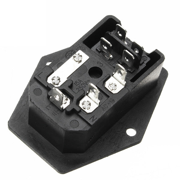 10PCS 220V/110V 5A Power Outlet Socket With Switch And 6A Fuse For 3D Printer