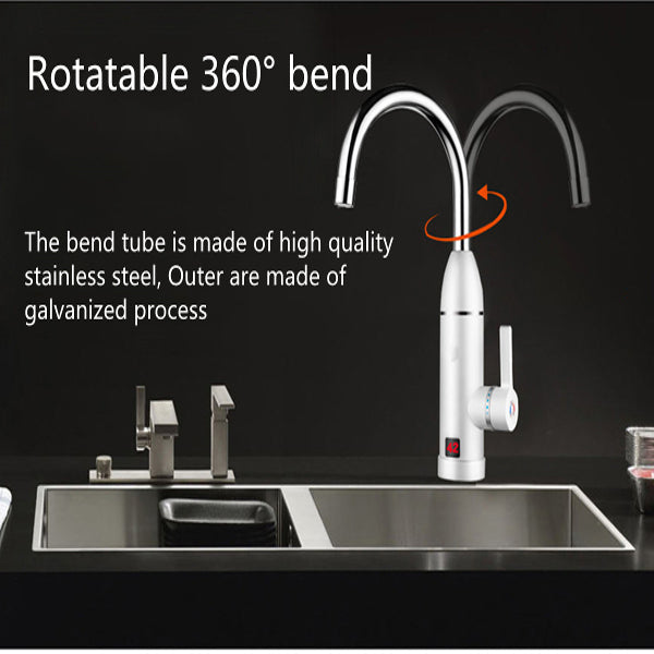 Household Instant Electric Faucet Fast Heating Taps with LED Display