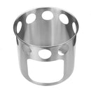 Outdoor Camping Picnic Cooking Stove Stainless Steel BBQ Firewood Furnace Cooker