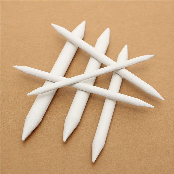 6pcs Blending Smudge Tortillon Set Sketch 6 Sizes Drawing Tool Pastel Charcoal