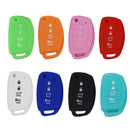 4 Button Silicone Fob Remote Key Case Cover for Hyundai Santa Fe XL