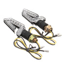Pair 12V LED Turn Signal Indicator Lights Running Lamp Blinker Universal Motorcycle