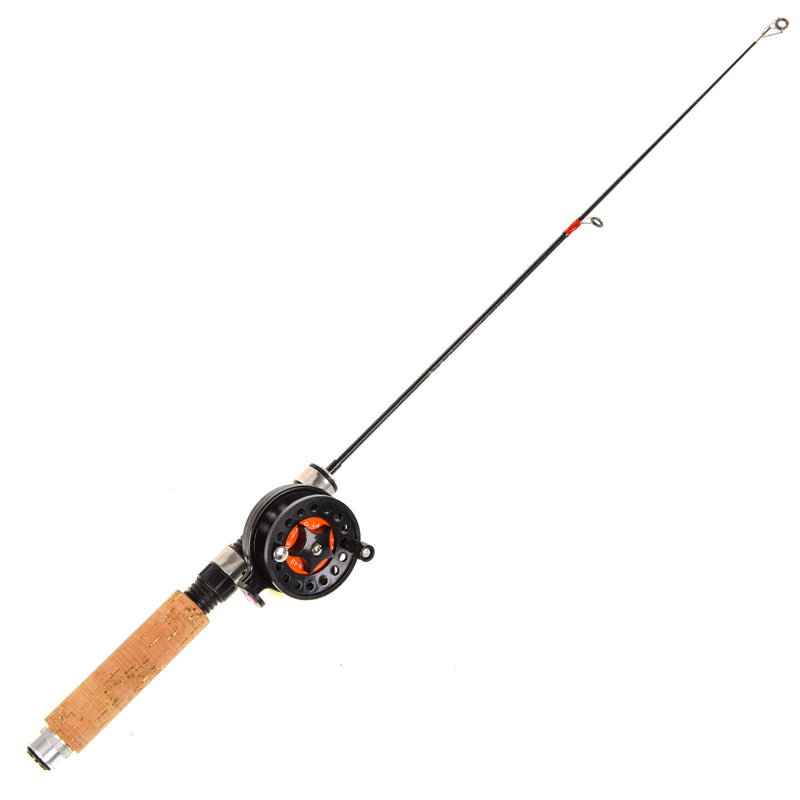 LEO 62/65CM Fiberglass Telescopic Fishing Rod Reel Combo Mini Pocket Fishing Rod Set