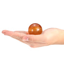 40mm Crystal Ball With Base For Home Decorations Yellow Natural Stones Specimen