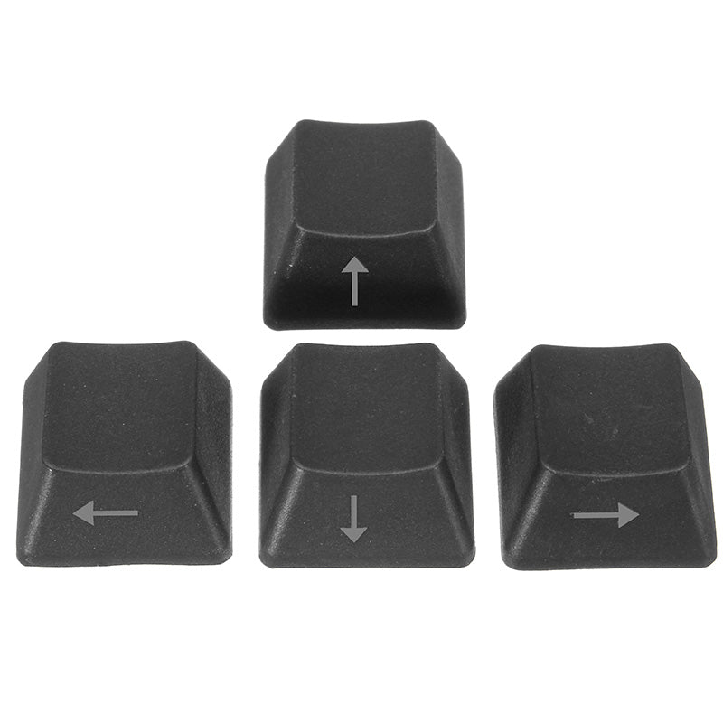 ESC Spacebar Direction Key OEM Profile PBT Side Printed Keycaps Black and Red