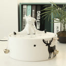 Pet Ceramic Electric Automatic Water Fountain Dog Cat Drinking Bowl Tank Water Dispenser Pump