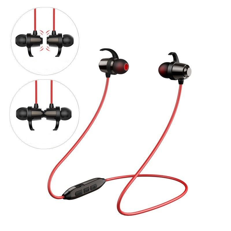 Pincun H8 Wireless bluetooth Earphone IPX4 Waterproof Magnetic Adsorption Bass Headphone with Mic