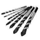 3 to 12mm Black Triangle Twist Drill Bit Concrete Glass Ceramics Tile Marble Drill Bit