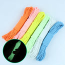 IPRee Nylon 20M Fluorescent Climbing Camping Tent Rope 9 Strands Luminous High-strength Paracord