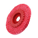 Drillpro Red Hemp Rope Buffing Wheel for Stainless Steel Metal Coarse Grinding Angle Grinder Polishing Tools