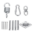 Stainless Steel Hammock Chair Hanging Kit  Ceiling Mount Spring Swivel Snap Hook Accessories