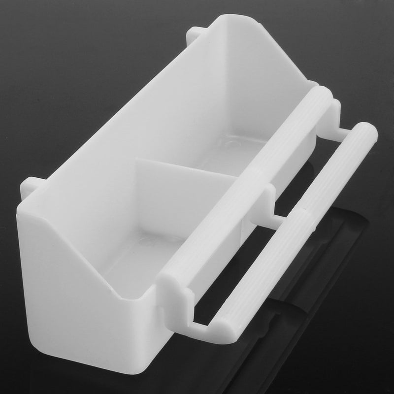 2Pcs/set Bird Feeder Parrot Food Water Pet Bowl Pigeons Stand Cage Feeding Tools