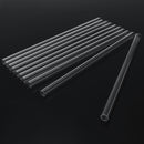 10Pcs 250mm OD 10mm 1mm Thick Wall Borosilicate Glass Blowing Lab Tube