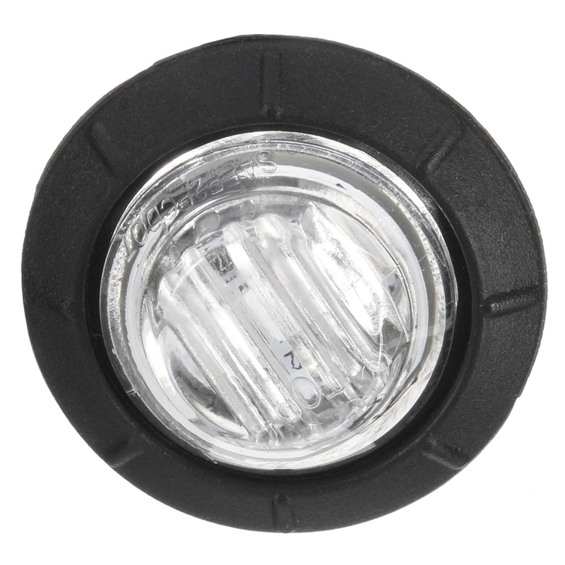 20pcs Mini 12/24V Blue Round LED Button Side Marker Lights Lamps Trailer