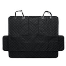 Pet Car Seat Waterproof Cover Mat Compatible for Middle Seat Belt Armrest Fits Most Cars Trucks SUVs