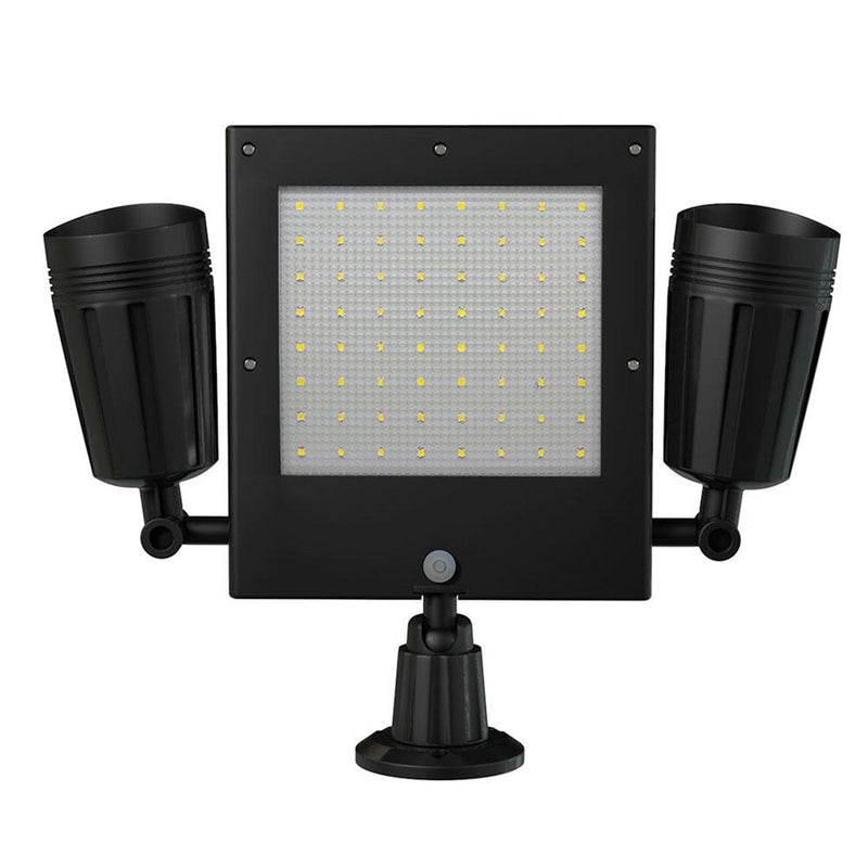 Solar Powered 76 LED Triple Head PIR Motion Sensor Flood Light Spotlight Outdoor Garden Lamp