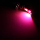 12/24V 15W 6500K Motorcycle H4 LED High Beam Low Beam COB Headlight 3 Color Stoke Bulb Scooter ATV