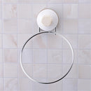 Towel Ring Holder Kitchen Suction-Cup Roll Paper Storage Organizer Rack Hanger