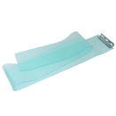 200x18x0.19cm Freezer Room PVC Plastic Strip Clear Curtains Door Kit Hanging Rail