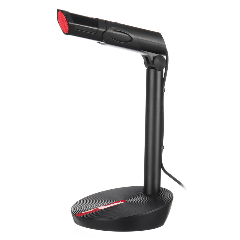 Computer Microphone Phone Microphone Adjustable Dual Condenser Microphone for Laptop PC Phone