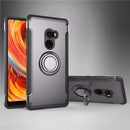 Bakeey Armor Shockproof Magnetic 360 Rotation Ring Holder TPU PC Protective Case For Xiaomi Mix 2