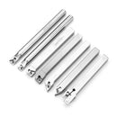 Drillpro Upgrade 21pcs 10mm Turning Tool Holder Lathe Boring Bar+Carbide Insert+Wrench Set